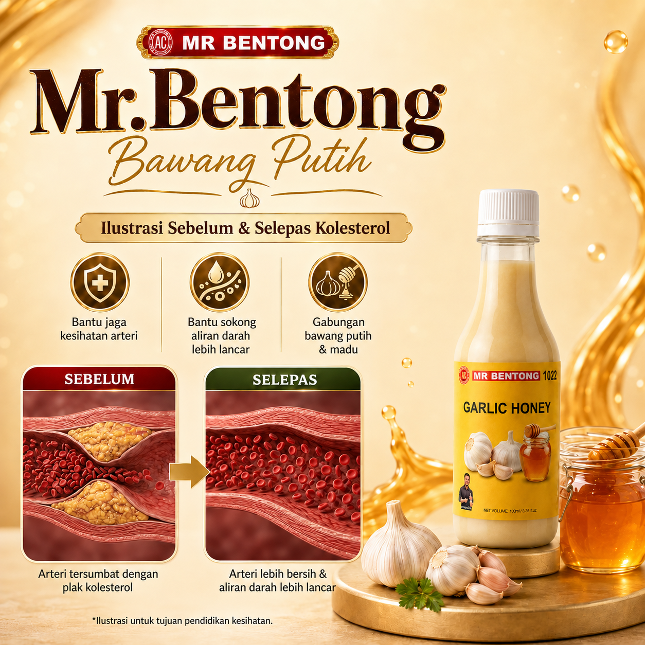 Madu Bawang Putih Mr Bentong