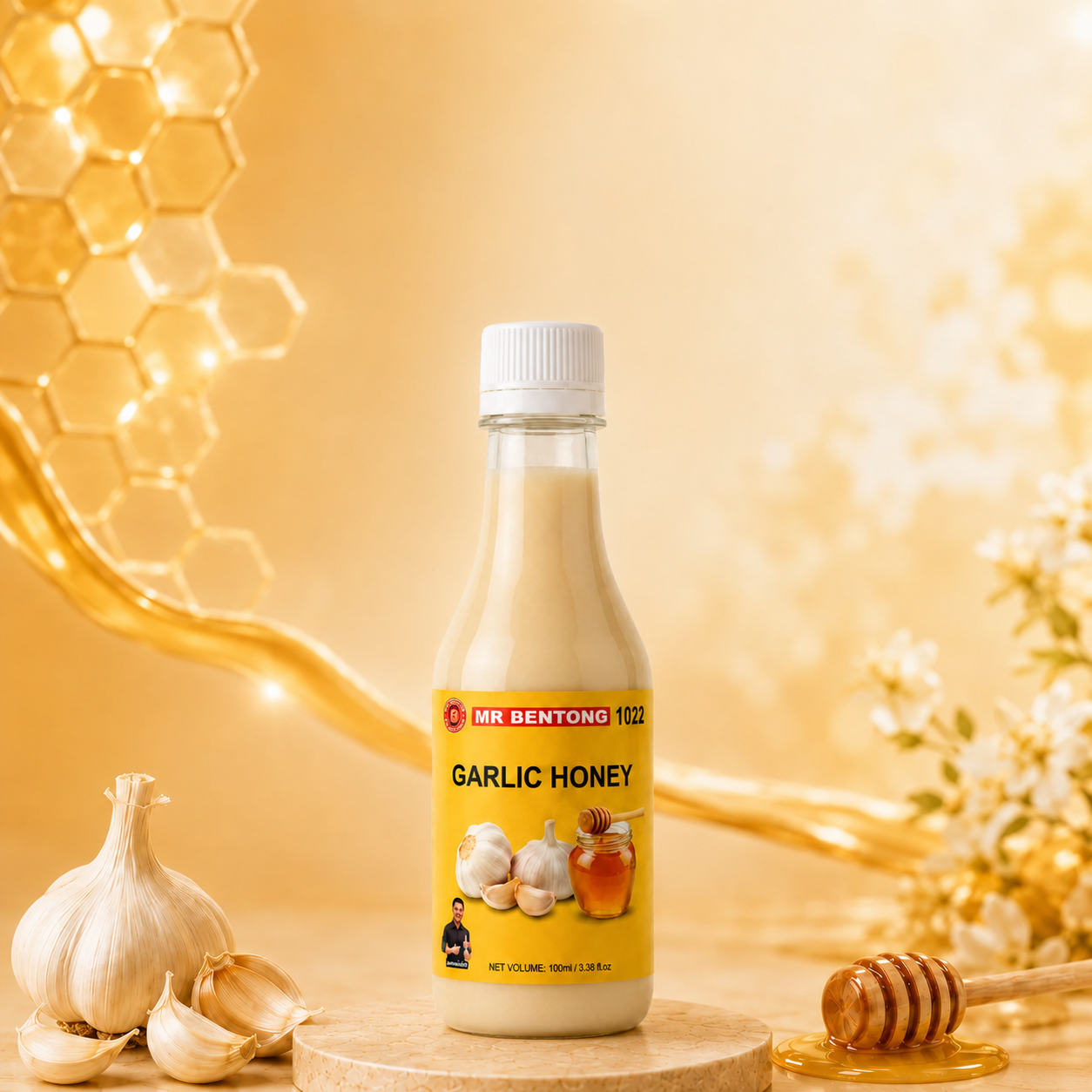 Madu Bawang Putih Mr Bentong close up