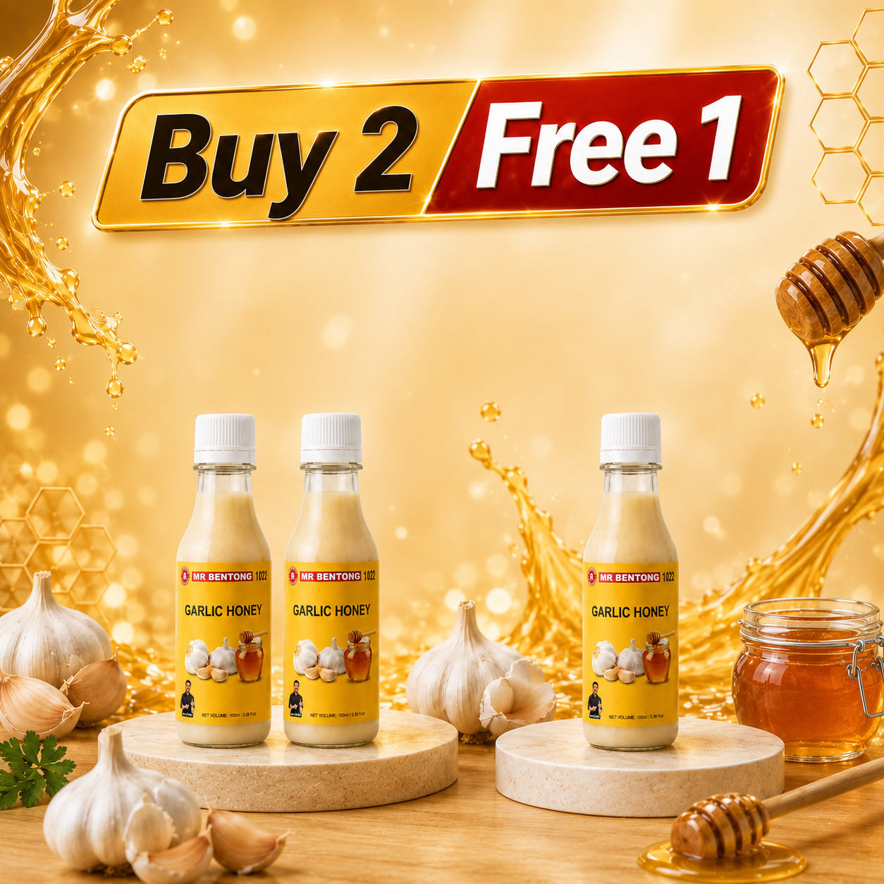 Set Jimat Madu Bawang Putih